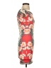Akira Print Orange Cocktail Dress Size S - photo 4