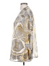 Sun & Shadow 100% Polyester Paisley Yellow Gold Cardigan Size S - photo 5