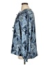 Joie 100% Polyester Paisley Blue Long Sleeve Blouse Size XL - photo 5