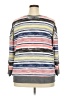 Secret Treasures Stripes Gray Pullover Sweater Size 2X - photo 2