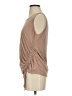 Shein Tan Sleeveless T-Shirt Size 4 - photo 5