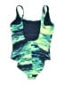 Nike Tie-dye Green One Piece Swimsuit Size M - photo 2