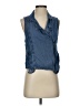 Splendid 100% Tencel Blue Denim Vest Size XS - photo 1