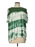 Assorted Brands Tie-dye Green Short Sleeve Top Size L - photo 1