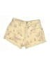 Mossimo Supply Co. Floral Yellow Shorts Size 24 waist - photo 1