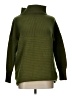 Chic Wish 100% Acrylic Green Turtleneck Sweater Size L (estimated) - photo 1