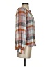 Pilcro Plaid Orange Long Sleeve Blouse Size XXS - photo 4