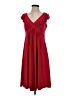 Evan Picone Solid Red Cocktail Dress Size 4 - photo 1