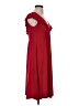 Evan Picone Solid Red Cocktail Dress Size 4 - photo 4