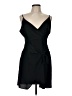 Naked Zebra 100% Polyester Solid Black Cocktail Dress Size M - photo 1
