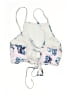 Tempt Me Floral Ivory Pink Swimsuit Top Size S - photo 2