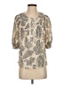 Zac & Rachel Tan 3/4 Sleeve Blouse Size S - photo 1