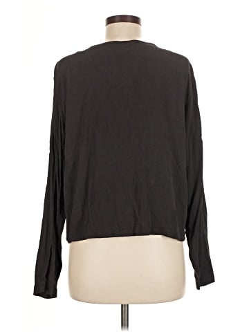 Eileen Fisher Long Sleeve Silk Top (view 2)