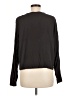 Eileen Fisher 100% Silk Black Long Sleeve Silk Top Size M - photo 2