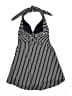 Cocoship Stripes Black Swimsuit Cover Up Size 8 - photo 2