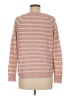 Lark + Grey 100% Acrylic Stripes Pink Pullover Sweater Size M - photo 2