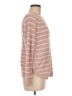Lark + Grey 100% Acrylic Stripes Pink Pullover Sweater Size M - photo 4