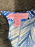 Lilly Pulitzer 100% Polyester Chevron-herringbone Blue Romper Size XS - photo 4