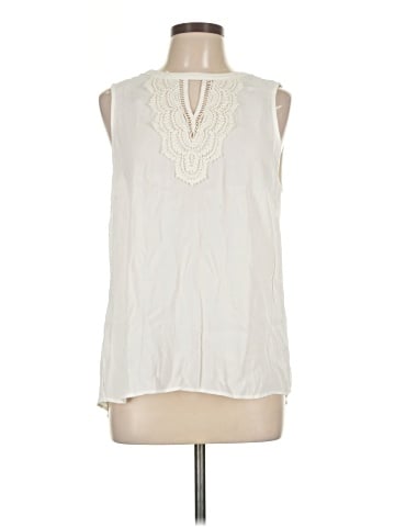 Pale Sky Sleeveless Blouse (view 1)