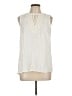 Pale Sky 100% Rayon Ivory Sleeveless Blouse Size L - photo 1