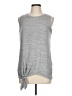 Cupio Gray Sleeveless Top Size L - photo 1