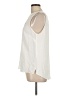 Pale Sky 100% Rayon Ivory Sleeveless Blouse Size L - photo 5