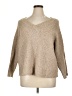 By Anthropologie Metallic Tan Pullover Sweater Size 1X - photo 1