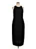 MNG Solid Black Cocktail Dress Size 14 - photo 1