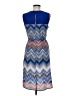 BCBGMAXAZRIA 100% Polyester Chevron-herringbone Blue Cocktail Dress Size 6 - photo 2
