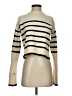 Vigoss Stripes Ivory Turtleneck Sweater Size S - photo 1