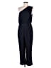 Express 100% Polyester Solid Black Jumpsuit Size M - photo 1