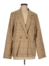 Bacio Plaid Gold Blazer Size M - photo 1
