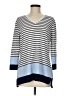 Talbots Outlet Stripes Blue Pullover Sweater Size M - photo 1