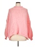 Unbranded 100% Polyester Solid Pink Pullover Sweater Size XL - photo 1