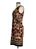 DressBarn Animal Print Brown Cocktail Dress Size 4 (petite) - photo 5