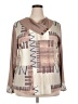 Unbranded Brown Long Sleeve Blouse Size 2X - photo 1