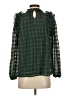 Entro 100% Polyester Green Long Sleeve Blouse Size S - photo 2