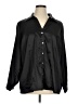 Fashion Bug Black Long Sleeve Blouse Size 1X - photo 1
