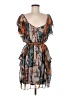 Miss Sixty 100% Polyester Print Orange Cocktail Dress Size 6 - photo 1