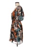 Miss Sixty 100% Polyester Print Orange Cocktail Dress Size 6 - photo 5