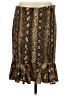 MICHAEL Michael Kors Animal Print Gold Formal Skirt Size M - photo 1