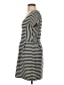 J.Crew Stripes Black Casual Dress Size 4 - photo 5