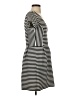 J.Crew Stripes Black Casual Dress Size 4 - photo 4