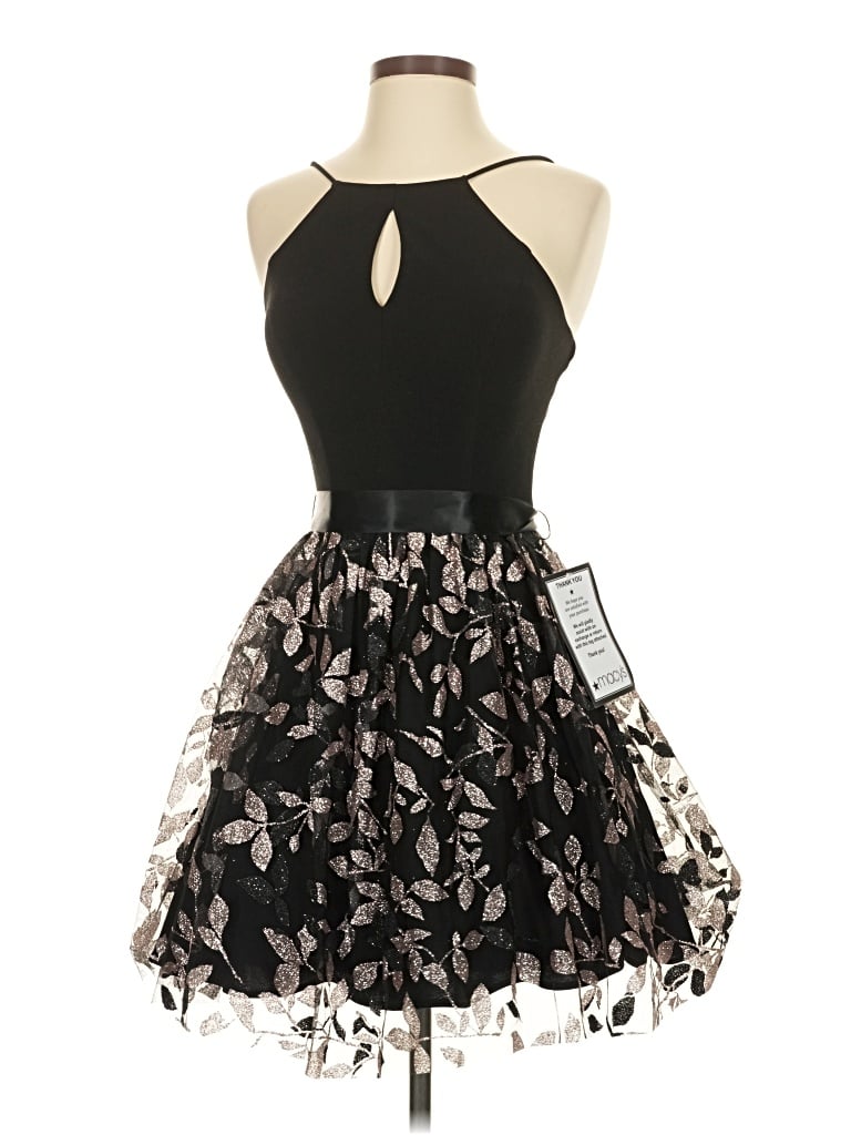 Pre-owned Blondie Nites Cocktail Dress In Black
