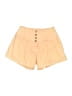 Free People 100% Cotton Solid Orange Shorts Size 0 - photo 1