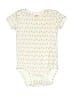 Carter's 100% Cotton Print Ivory Short Sleeve Onesie 3-6 MO / 6 MO - photo 1