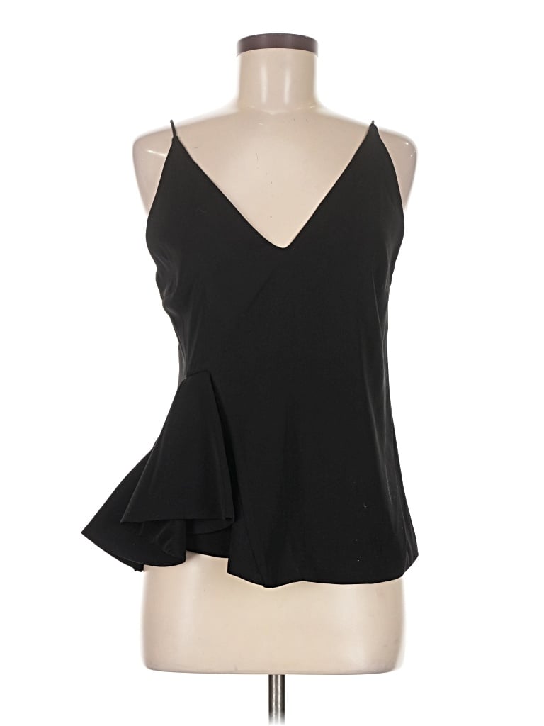 C/meo Collective Sleeveless Top Black Halter Neckline Tops