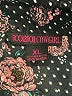 Material Girl 100% Polyester Floral Black Long Sleeve Blouse Size XL - photo 7