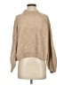 Pull&Bear Metallic Tan Turtleneck Sweater Size S - photo 1