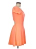 Snap Solid Orange Cocktail Dress Size M - photo 4